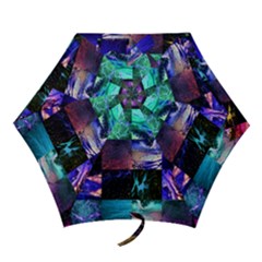 Patchwork Decorative Decor Tile Mini Folding Umbrellas by Ravend