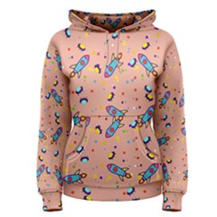 Rocket Ship Rocket Spaceship Women s Pullover Hoodie by Ravend