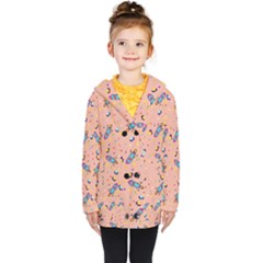 Rocket Ship Rocket Spaceship Kids  Double Breasted Button Coat by Ravend