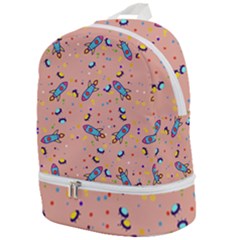 Rocket Ship Rocket Spaceship Zip Bottom Backpack by Ravend