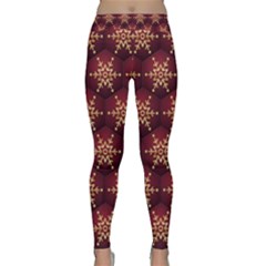 Background Pattern Icon Design Classic Yoga Leggings by Ravend