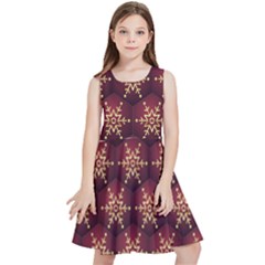 Background Pattern Icon Design Kids  Skater Dress by Ravend