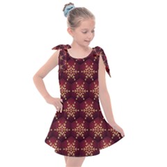 Background Pattern Icon Design Kids  Tie Up Tunic Dress by Ravend