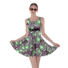 Man Butterfly Drawing Motif Pattern Skater Dress by dflcprintsclothing