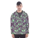 Man Butterfly Drawing Motif Pattern Men s Hooded Windbreaker View1