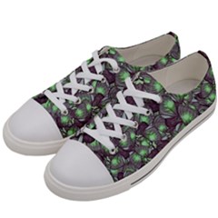 Man Butterfly Drawing Motif Pattern Men s Low Top Canvas Sneakers by dflcprintsclothing