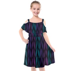 Background Kids  Cut Out Shoulders Chiffon Dress by nateshop