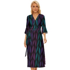 Background Midsummer Wrap Dress