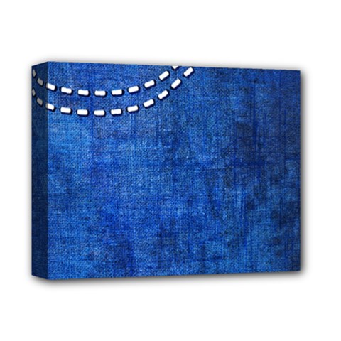 Background-jeans  Deluxe Canvas 14  X 11  (stretched) by nateshop