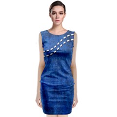 Background-jeans  Classic Sleeveless Midi Dress