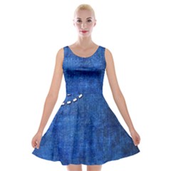 Background-jeans  Velvet Skater Dress by nateshop