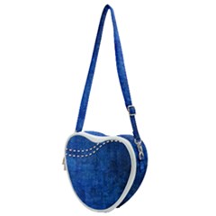 Background-jeans  Heart Shoulder Bag by nateshop