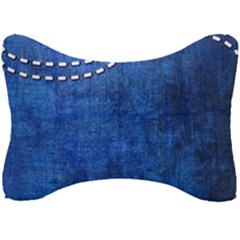 Background-jeans  Seat Head Rest Cushion by nateshop