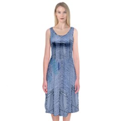 Background-jeans Midi Sleeveless Dress by nateshop