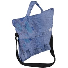 Background-jeans Fold Over Handle Tote Bag by nateshop