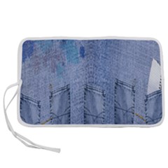 Background-jeans Pen Storage Case (l) by nateshop