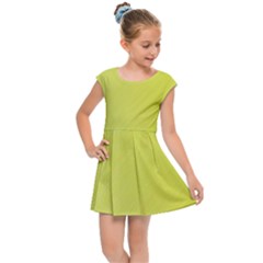 Background-texture-yellow Kids  Cap Sleeve Dress by nateshop