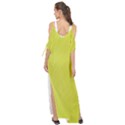 Background-texture-yellow Maxi Chiffon Cover Up Dress View2