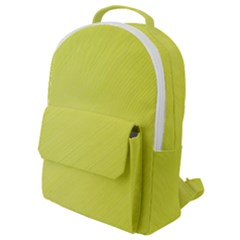 Background-texture-yellow Flap Pocket Backpack (small)