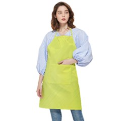 Background-texture-yellow Pocket Apron by nateshop