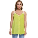 Background-texture-yellow Casual Spaghetti Strap Chiffon Top View1