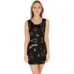 Background Graphic Beautiful Bodycon Dress by Ravend