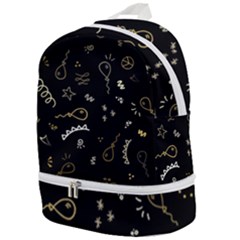 Background Graphic Beautiful Zip Bottom Backpack by Ravend