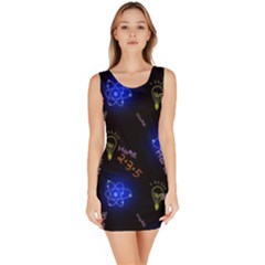 Formula Background Pattern Texture Design Bodycon Dress by Ravend