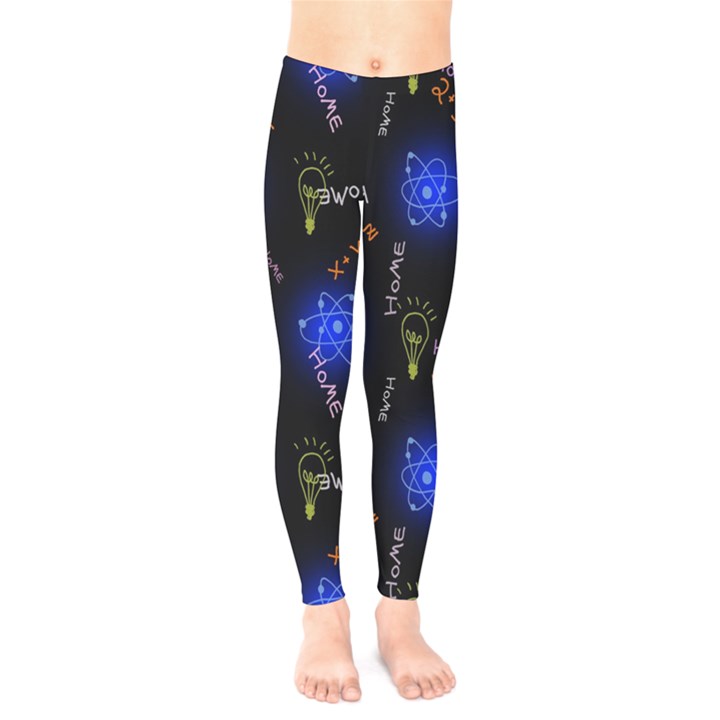 Formula Background Pattern Texture Design Kids  Leggings