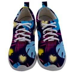 Leaves Patternwallpaper Foliage Mens Athletic Shoes by Ravend