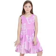 Background Pattern Texture Design Kids  Skater Dress by Ravend