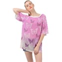 Background Pattern Texture Design Oversized Chiffon Top View1