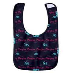 Doodle Lettering Background Baby Bib