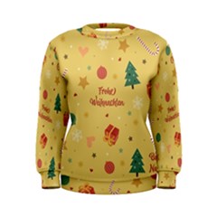 Christmas Treecandy Cane Snowflake Women s Sweatshirt by Ravend