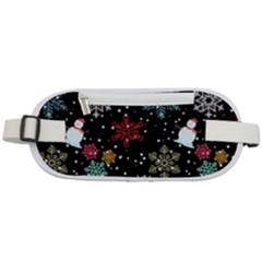 Christmas Thanksgiving Pattern Rounded Waist Pouch by Ravend