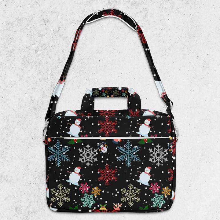 Christmas Thanksgiving Pattern MacBook Pro 13  Shoulder Laptop Bag 