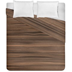 Texture-wooddack Duvet Cover Double Side (california King Size) by nateshop