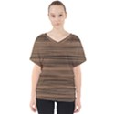 Texture-wooddack V-Neck Dolman Drape Top View1