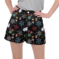 Christmas Thanksgiving Pattern Ripstop Shorts by Ravend