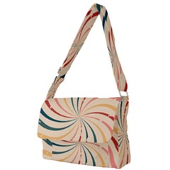 Swirl Star Pattern Texture Vintahe Classic Old Full Print Messenger Bag (l) by Ravend