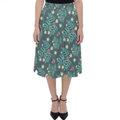 Illustration Pattern Seamless Classic Midi Skirt by Ravend