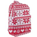 Nordic-seamless-knitted-christmas-pattern-vector Classic Backpack View2