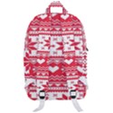 Nordic-seamless-knitted-christmas-pattern-vector Classic Backpack View3