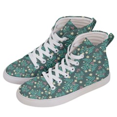 Illustration Pattern Seamless Men s Hi-top Skate Sneakers by Ravend