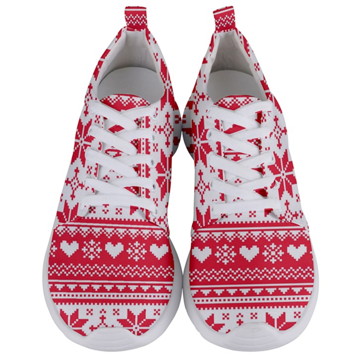 Nordic-seamless-knitted-christmas-pattern-vector Men s Lightweight Sports Shoes