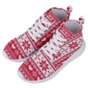 Nordic-seamless-knitted-christmas-pattern-vector Women s Lightweight High Top Sneakers View2