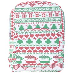 Scandinavian-nordic-christmas-seamless-pattern-vector Full Print Backpack