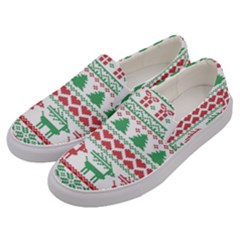 Scandinavian-nordic-christmas-seamless-pattern-vector Men s Canvas Slip Ons by nateshop