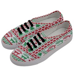 Scandinavian-nordic-christmas-seamless-pattern-vector Men s Classic Low Top Sneakers by nateshop