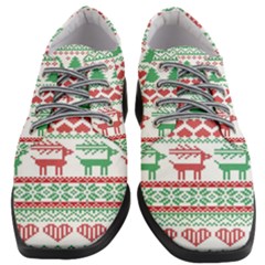 Scandinavian-nordic-christmas-seamless-pattern-vector Women Heeled Oxford Shoes by nateshop